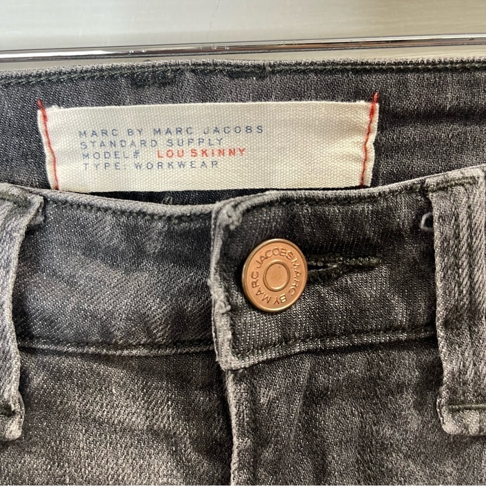 Marc by Marc Jacobs | Lou Skinny Black Denim Jeans Size 24 - Picture 5 of 10
